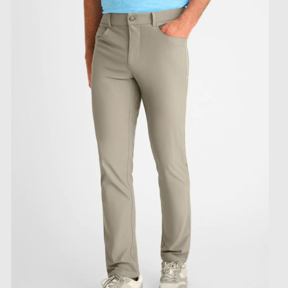 johnnie-O Cross Country Prep-Formance Pant in Light Khaki
